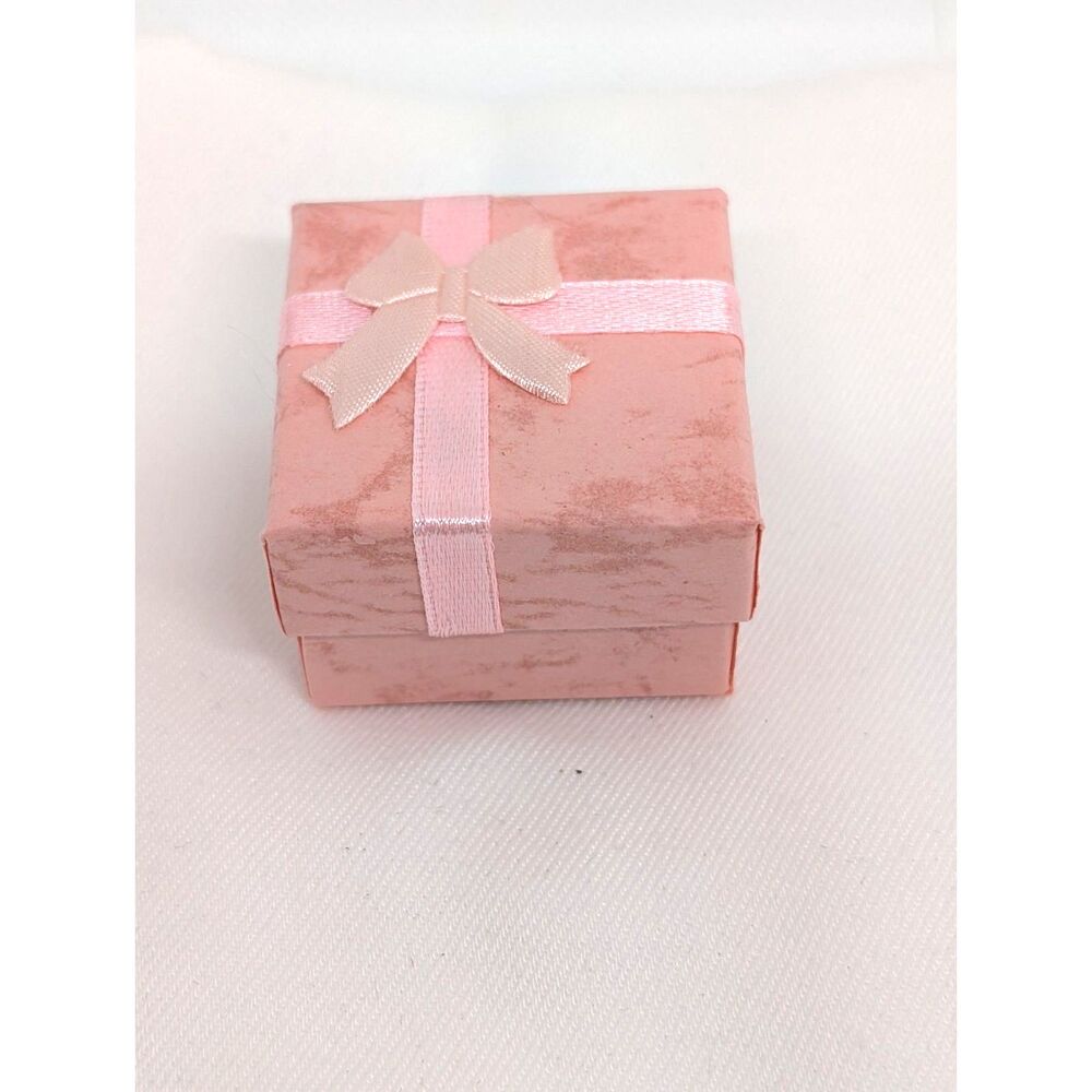 Pink Crystal Stud Earrings - Picture 3 of 3